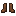 Invicon Leather Boots.png: Inventory sprite for Leather Boots in Minecraft as shown in-game linking to Leather Boots (Vanilla) with description: Leather Boots