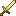 Invicon Golden Sword.png: Inventory sprite for Golden Sword in Minecraft as shown in-game linking to Golden Sword (Vanilla) with description: Medic Sword When in main hand:  1.6 Attack Speed  4 Attack Damage