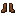 ItemSprite leather-boots.png: Sprite image for leather-boots in Minecraft linking to Armor (Vanilla)