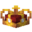 parallelInvicon Silver Donator Crown.png: Inventory sprite for Silver Donator Crown in Minecraft as shown in-game linking to Silver Donator Crown with description: &#dbdbdbSilver Donator Crown Awarded to Player for their generous support for Parallel! When on head: +2 Armor