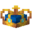 parallelInvicon Diamond Donator Crown.png: Inventory sprite for Diamond Donator Crown in Minecraft as shown in-game linking to Diamond Donator Crown with description: Diamond Donator Crown Awarded to Player for their generous support for Parallel! When on head: +2 Armor