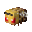 parallelInvicon Buzzing Angry Nectar Bee Hat.png: Inventory sprite for Buzzing Angry Nectar Bee Hat in Minecraft as shown in-game linking to Buzzing Angry Nectar Bee Hat with description: Buzzing Angry Nectar Bee Hat ♦ Hat Pack 2 ♦ BZZZZZ... *drip* When on head: +2 Armor