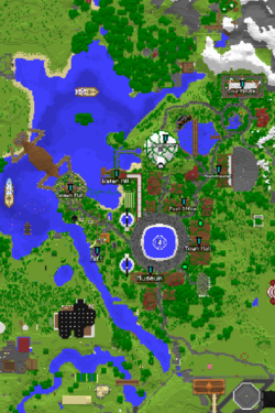 Prime Spawn Map.png: Infobox image for Editing the wiki the settlement in Minecraft