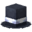 parallelInvicon White Top Hat.png: Inventory sprite for White Top Hat in Minecraft as shown in-game linking to White Top Hat with description: White Top Hat ♦ Hat Pack 1 ♦ What's hiding under there? When on head: +2 Armor