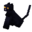 parallelInvicon Black Cat Hat.png: Inventory sprite for Black Cat Hat in Minecraft as shown in-game linking to Black Cat Hat with description: Black Cat Hat ♦ Cat Series ♦ The purr-fect hat! When on head: +2 Armor